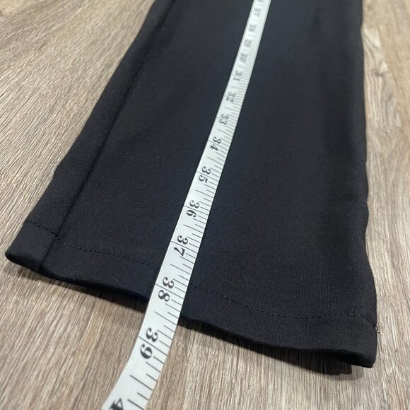 NWT Women's Lg DKNY Jeans Black Midweight Straight Leg Ponte Comfy Stretch Pants - Picture 14 of 15